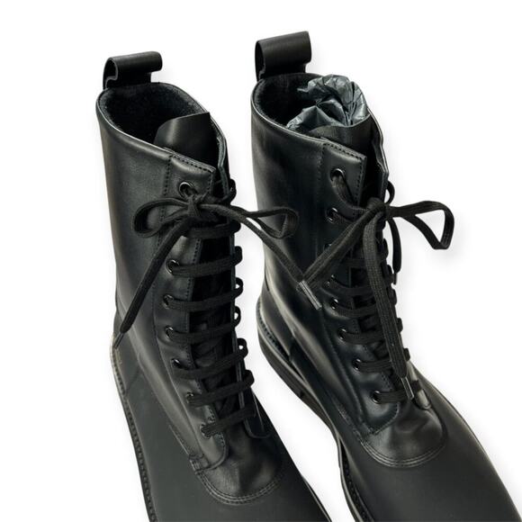 NEW Common Projects Black Soft Leather Technical Boot 2325 42 7547 MADE IN ITALY - Picture 10 of 16